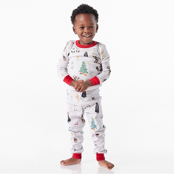 POTTERY BARN KIDS STAR WARS HOLIDAY ORGANIC COTTON PAJAMA PJS SET - CHRISTMAS - Picture 3 of 6